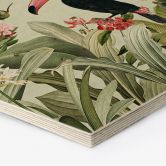 Sekskantet træ Tukan i et jungleparadis - UN Designs 