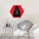 Hexagon - Alu-Dibond Gomes - Darth Vader 