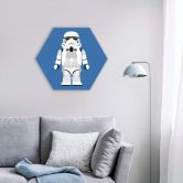 Hexagon - Holz Birke-Furnier Gomes - Stormtrooper  