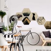 Hexagon - Holz Birke-Furnier - Ireland - Never Never 