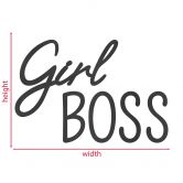 MDF Decoratie Girl Boss 