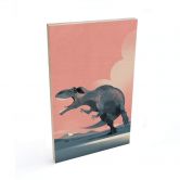 Tableau sur bois Braun - Giganotaurus Dinosaur 