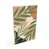 Holzbild Abstrakte Zweige im tropischen Look | Botanische Illustration - Costa 