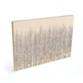 Holzbild Birkenwald im Winter - EMELIEmaria 