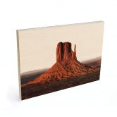 Holzbild Felsformation in Monument Valley - Hugonnard 