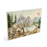Holzbild Kikki Belle - Dinowelt 
