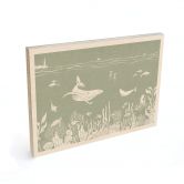 Houten Wanddecoratie Koraalrif en zeedieren - Een reis in het groen - Kikki Belle 