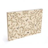 Holzbild Rosenstrauch mit Vögeln - Kikki Belle 