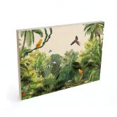 Holzbild Kikki Belle - Tropische Vögel 