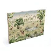 Holzbild Kikki Belle - Wald der Rehe 