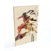 Holzbild Fliegender Ninja - Kulik 