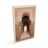 Holzbild Orientalisches Tor mit Mosaiken - Sisi & Seb 