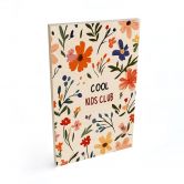 Houten Wanddecoratie Cool Kids Club Kleurrijke bloemen - Treechild 