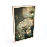 Tableau sur bois Délicat scintillement des fleurs - Treechild 