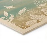 Houten Wanddecoratie onderwaterwereld paradijs - Ombre - Kikki Belle 