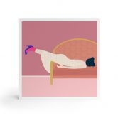 Wood Print to put up - Maddies Mood - Jota de jai - 15x15 cm 
