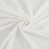 Homing Halbtransparenter Ösenschal Seth weiß -  2,45 x 1,4 m 