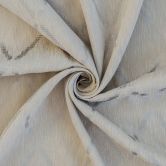 Homing Ösenschal Deron beige, silber -  2.45 x 1.4 m 