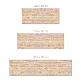 Küchenrückwand Brown - Beiger Marmor 