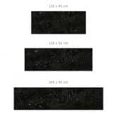 Küchenrückwand Abstrakte Linien Schwarz-gold - Amini 