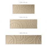 Küchenrückwand Abstrakte Ringe beige - Grande 