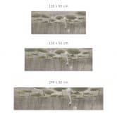 Keukenachterwand met lotusbloemen en zwaan in water in grijs - Ms Tiff 