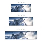 Küchenrückwand mit Berg-Motiv - Gipfel des Mont Blanc - Nienartowicz 