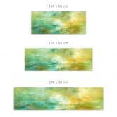 Küchenrückwand Abstrakter Horizont in Limettengrün - Schmucker 