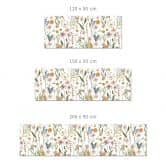 Keukenachterwand Lenteweide met vlinders - UN Designs 