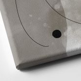 Canvas 1X Studio - Line Art Silhouet van een Vrouw - Abstracte Kunst 