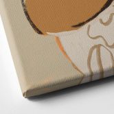 Leinwandbild Rosa Blumen im Haar - Arty Guava 