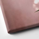 Leinwandbild Palmenblatt vor rosa Wand - Böhmer 
