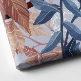 Canvas Goed Blauw - Vogels in de Winter 