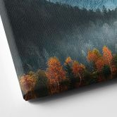 Leinwandbild Herbstliche Landschaft am Gipfel Triglav in den Julischen Alpen 