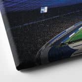 Leinwandbild Hertha BSC - Volles Olympiastadion bei Nacht 