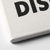 Leinwandbild Retro Disco Vibes Typografie - Kerr-Dineen 