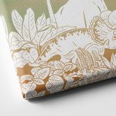 Leinwandbild Abenteuerreise zu den Dinosauriern - Ombre - Kikki Belle 