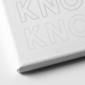 Leinwandbild Knorke 
