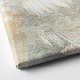 Leinwandbild Abstrakte weiße Palmenblätter - Kulik 