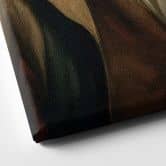 Leinwandbild Lustiges Toilettenmotiv im Retro-Look 