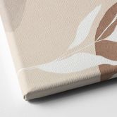 Leinwandbild Boho Monstera Pflanze in Naturtönen - Melloi Art Prints 