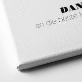 Personalisierbares Leinwandbild Monatsblume Juni 