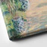 Canvas print Monet's garden in Vétheuil - Monet 