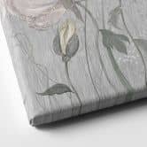 Leinwandbild Blumen im Vintage Stil in Grau - Ms Tiff 