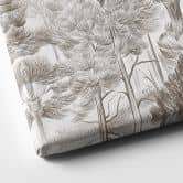 Leinwandbild Wald mit Waldlandschaft in Beige - Ms Tiff 