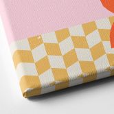 Canvas NKTN - Retro Bloem: Do it Because it Makes you Happy 