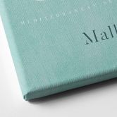 Leinwandbild Karte von Mallorca - Reisemotiv- Rivers 