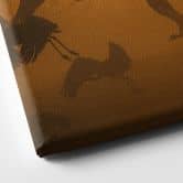 Canvas Rosenblatt - Zwerm Vogels in de Ochtend 