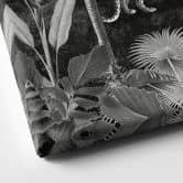 Leinwandbild Sir Edward - Landschaft mit Leoparden schwarz weiss 