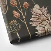 Leinwandbild Sir Edward - Trockenblumen Oliv 